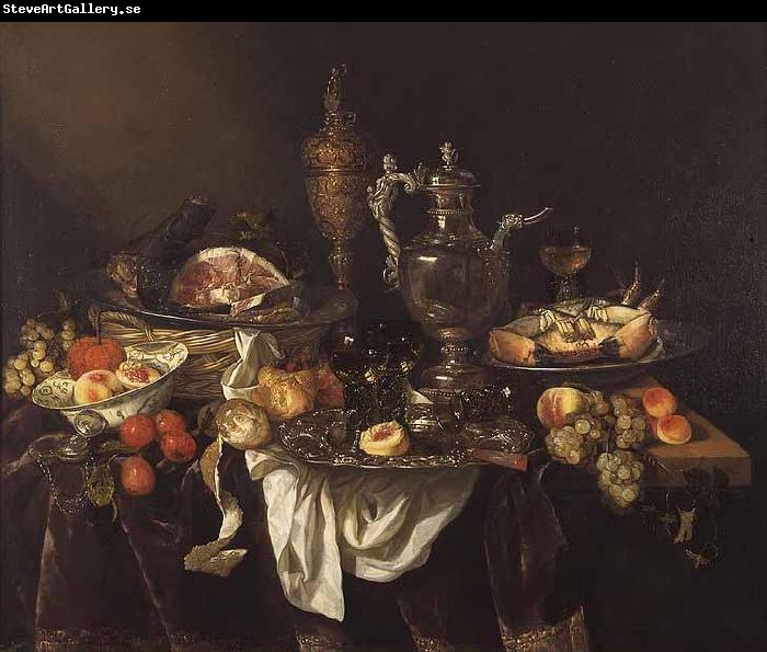 Abraham van Beijeren Banquet still life.